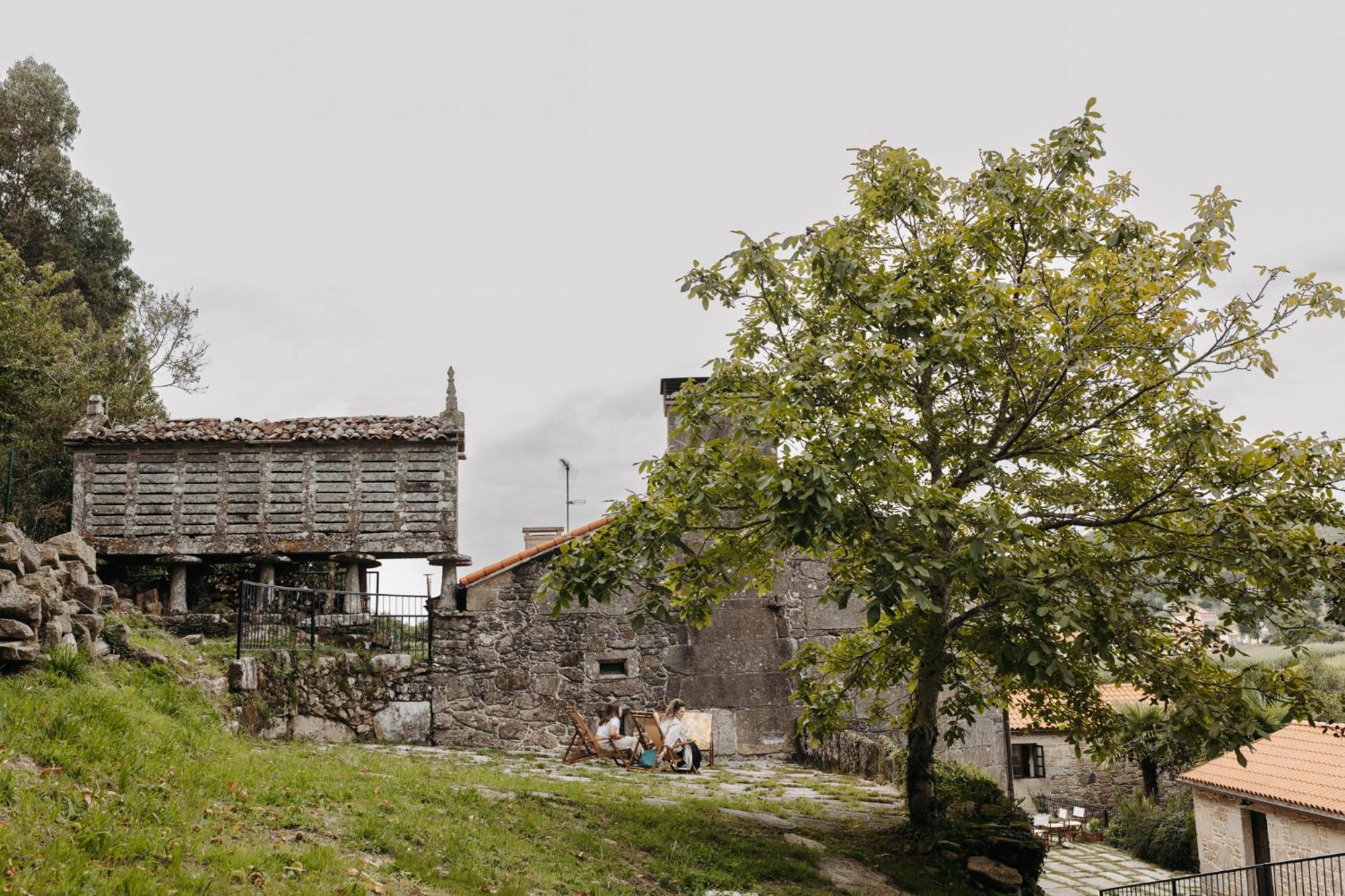 Arrueiro Pension Laxe Buitenkant foto