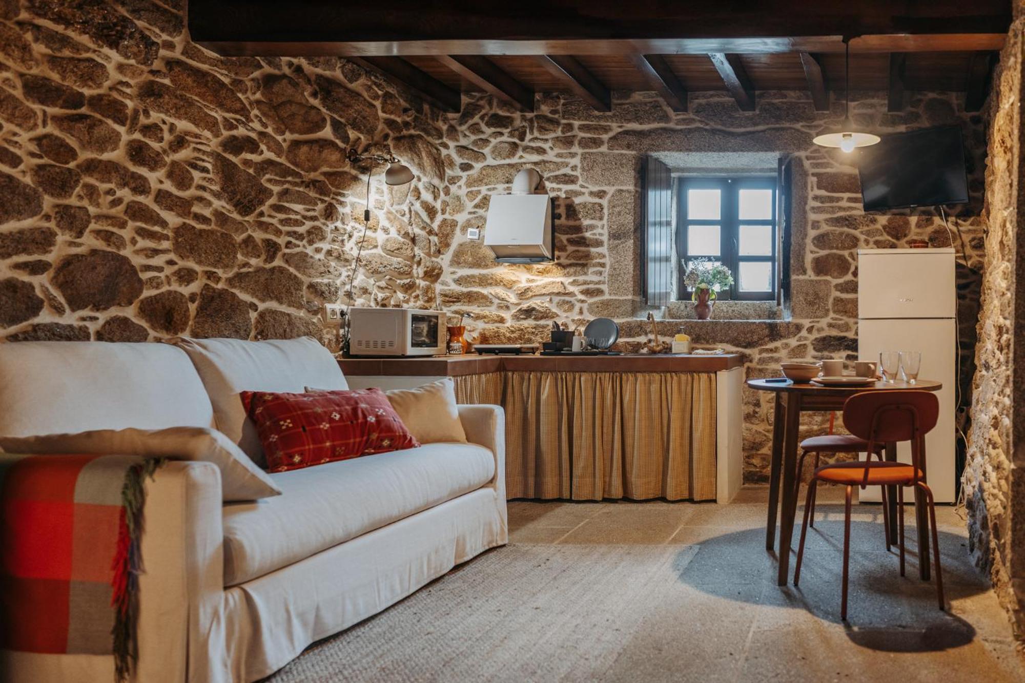 Arrueiro Pension Laxe Kamer foto