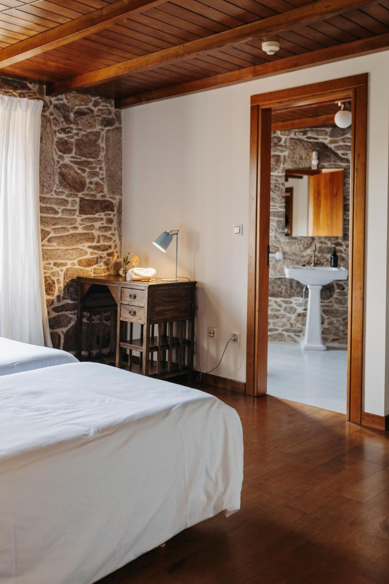 Arrueiro Pension Laxe Kamer foto